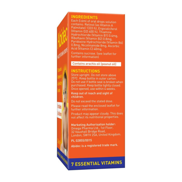 Витамины Abidec Multivitamin Drops 25ml