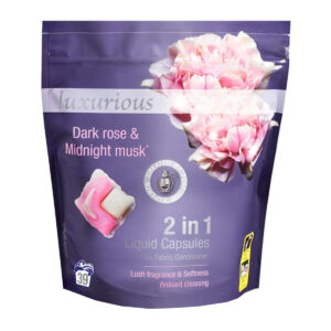 Капсулы для стирки Luxurious 2in1 Dark rose & Midnight musk 39 шт