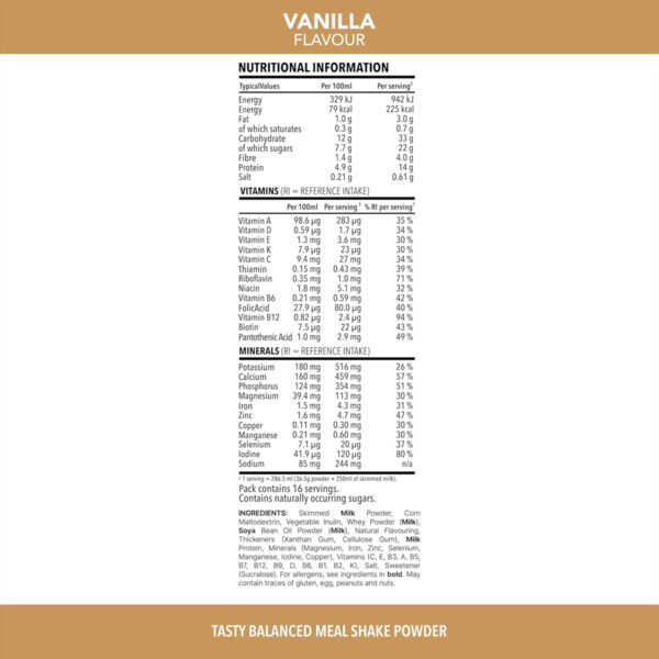 Коктейль для похудения Slimfast Meal Shake Vanilla 584g