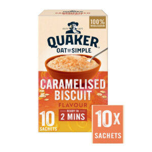Овсяная каша Quaker Oat So Simple Caramelised Biscuit 10 pack