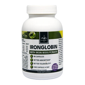 Витамины Nutra King Ironglobin 96 capsules