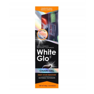 Зубная паста White Glo Charcoal Deep Stain Remover Whitening Toothpaste 160g