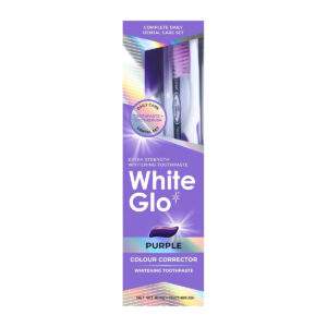 Зубная паста White Glo Purple Colour Corrector Whitening Toothpaste 160g