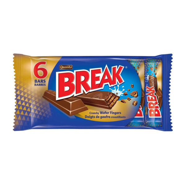 Шоколадные батончики Quanta Break Crunchy Wafer Fingers 6 bars