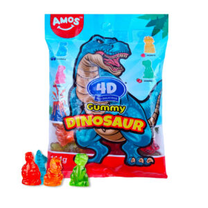 Жевательный мармелад Amos Jelly Sweets Dinosaur Fruit Mix 100g