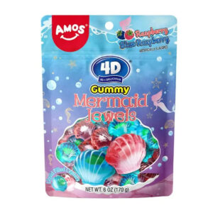 Жевательный мармелад Amos Jelly Sweets Mermaid Jewels 100g