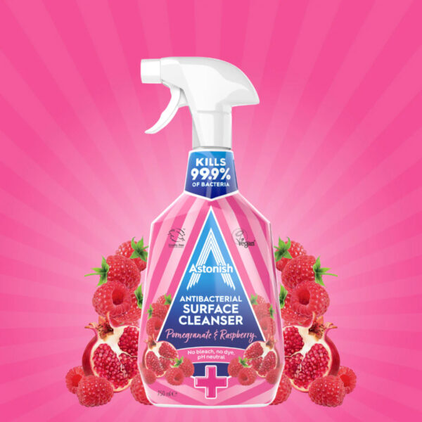 Astonish Antibacterial Surface Cleanser Pomegranate & Raspberry 750ml