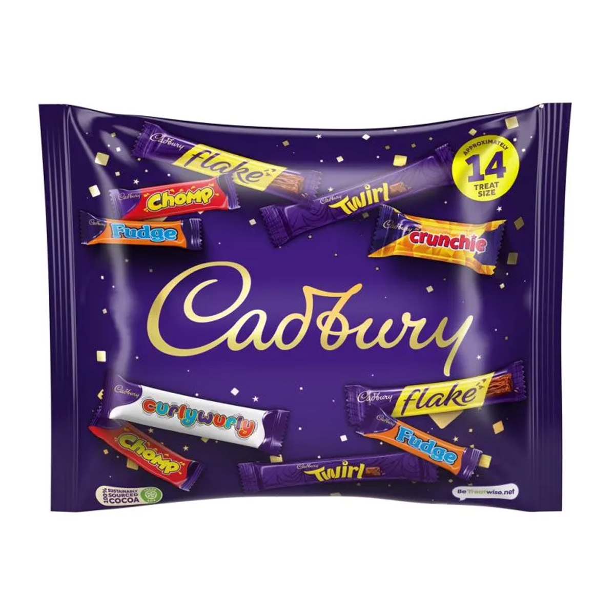 Батончики Cadbury 14 treat size 207g Батончики Cadbury 14 treat size 207g