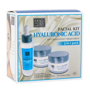 Набор для ухода за лицом Dead Sea Collection Facial Kit Hyaluronic Acid 3 in 1 pack