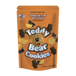 Печенье Teddy Bear Cookies Chocolate Orange Flavour Biscuits 340g