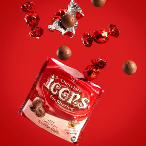 Шоколадные конфеты Enjoy Swiss Chocolate icons for sharing Milk Chocolate Truffle Balls 96g