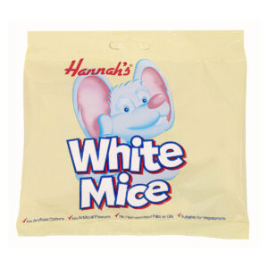 Шоколадные конфеты Hannah's White Mice White Chocolate Flavour Candy 140g