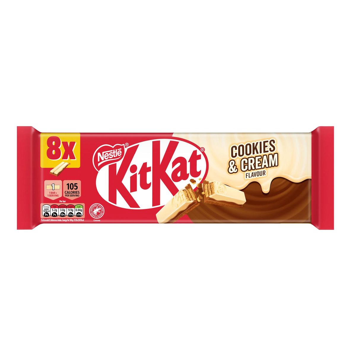 Батончики Kit Kat Cookies & Cream Wafer Bars 8 pack 2 Батончики Kit Kat Cookies & Cream Wafer Bars 8 pack
