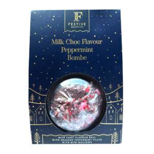 Бомбочка горячего шоколада Festive Selection Milk Choc Flavour Peppermint Bombe