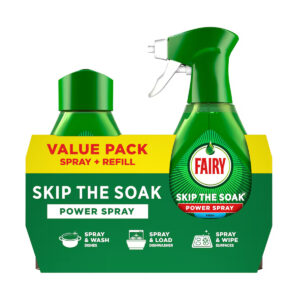Fairy Skip The Soak Value Pack Power Spray and Refil