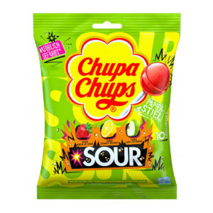 Леденцы Chupa Chups Sour Mix 10 lolipops 120g