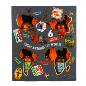 Подарочный набор соусов From Around The World 6 Hot Sauces