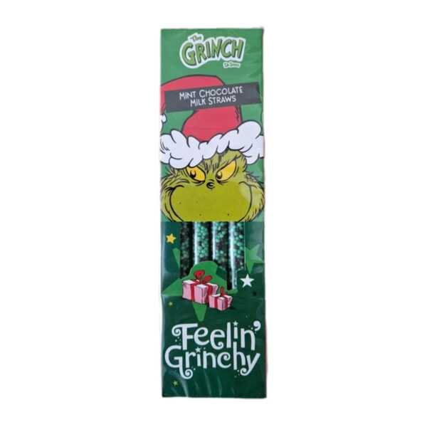 Трубочки The Grinch Mint Chocolate Mint Straws 60g