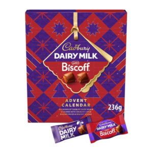 Адвент календарь Cadbury Dairy Milk & Lotus Biscoff Advent Calendar