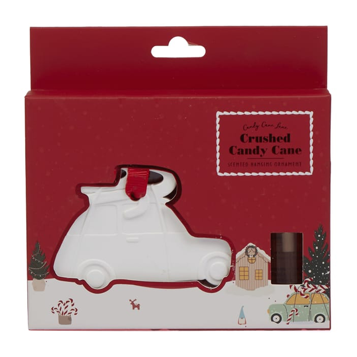 Ароматическое подвесное украшение Candy Cane Lane Scented Hanging Ornament Candy Cane Ароматическое подвесное украшение Candy Cane Lane Scented Hanging Ornament Candy Cane