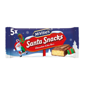 Батончики McVities Santa Snaks Chocolate Cake Bars 5шт