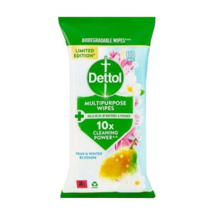 Чистящие салфетки Dettol Multipurpose Wipes Pear & Winter Blossom 110 wipes