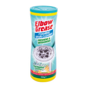 Elbow Grease Foaming Drain Cleaner Freshens&Deodorises Eucalyptus 500g