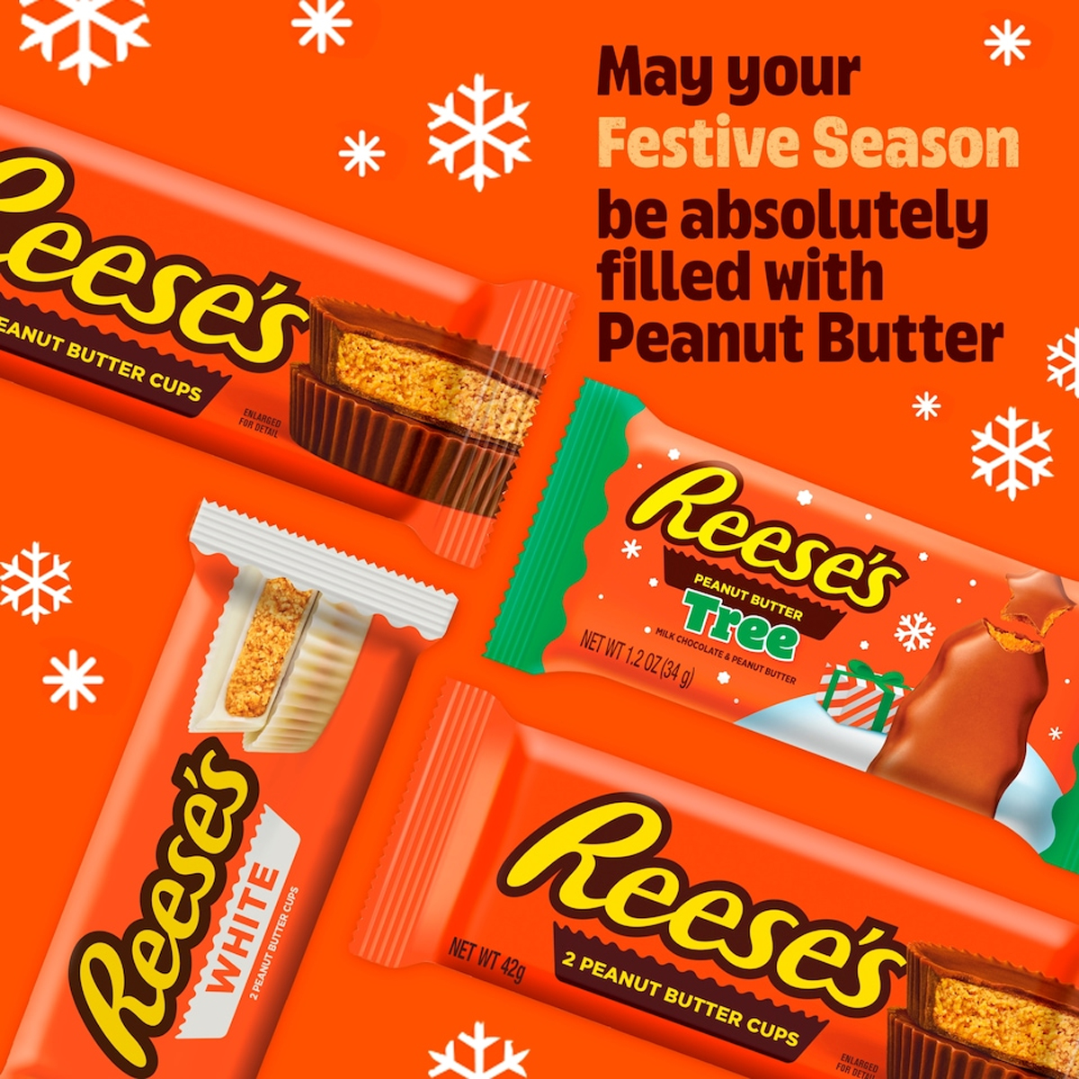 Набор конфет Reese's Peanut Butter Christmas Selection 2 Набор конфет Reese's Peanut Butter Christmas Selection