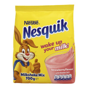 Nesquik Wake up your milk Strawberry Flavour Milkshake mix 700g