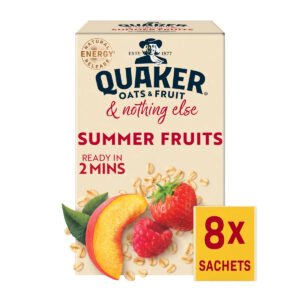 Овсяная каша Quaker Oats & Fruit Summer Fruits 264g 8 sachets