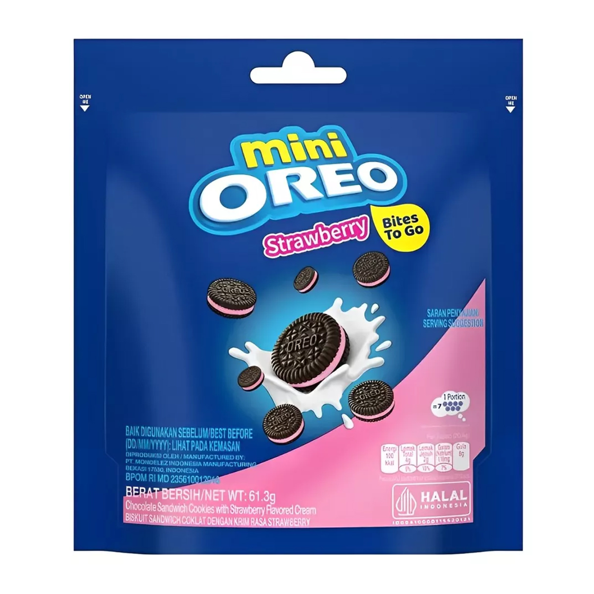 Печенье Oreo Mini Strawberry 61g Печенье Oreo Mini Strawberry 61g