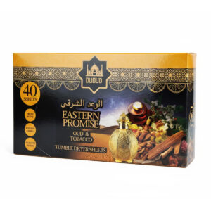 Салфетки для сушильной машины Dudud Tumble Dryer Sheets Eastern Promise Oud&Tobacco 40 sheets