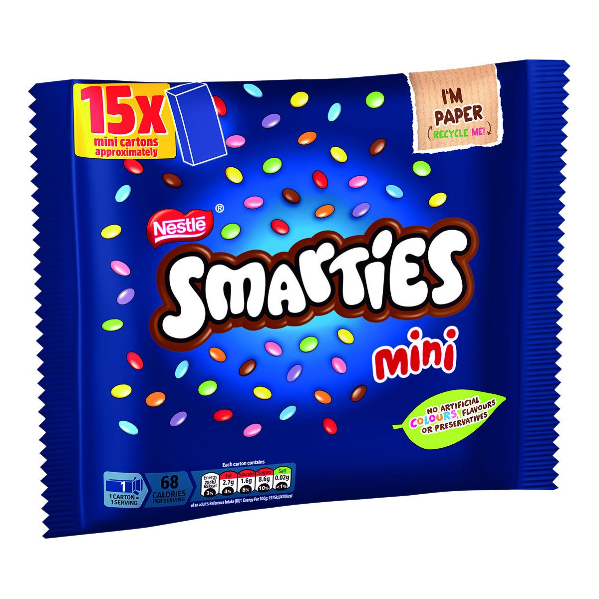 Шоколадные конфеты Nestle Smarties Mini 216g Шоколадные конфеты Nestle Smarties Mini 216g