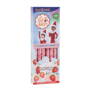 Трубочки Quick Milk The Elf on the shelf Frosted Strawberry 13 Straws