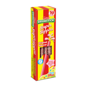 Трубочки Swizzels Drumstick Super Sippers Original Flavour 10 Straws 60g