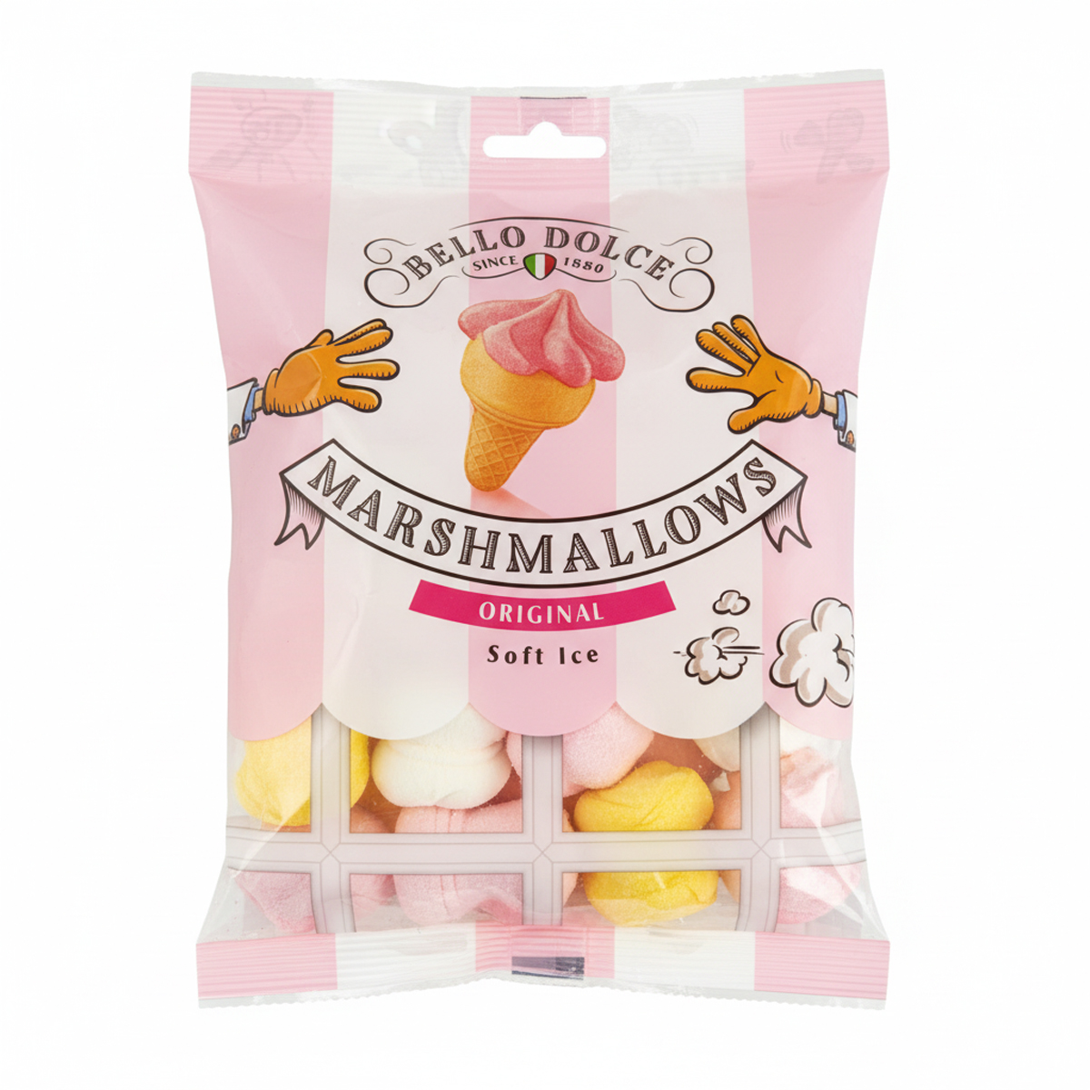 Bello Dolce Marshmallows Original Soft Ice 125g Bello Dolce Marshmallows Original Soft Ice 125g