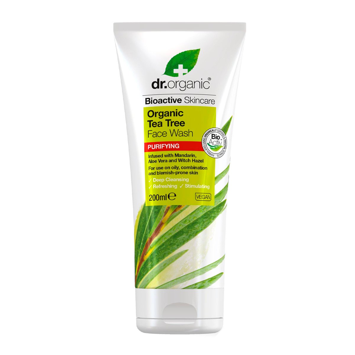 Гель для умывания DR ORGANIC Tea Tree Face Wash 200ml Гель для умывания DR ORGANIC Tea Tree Face Wash 200ml