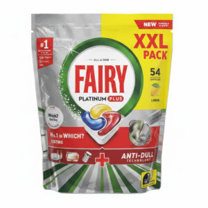 Капсулы для посудомоечной машины Fairy Platinum Plus Dishwasher Tablets Lemon 54 Capsules