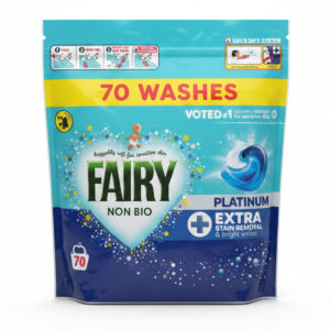 Капсулы для стирки Fairy Non Bio Platinum Extra Stain Removal 70 Washes