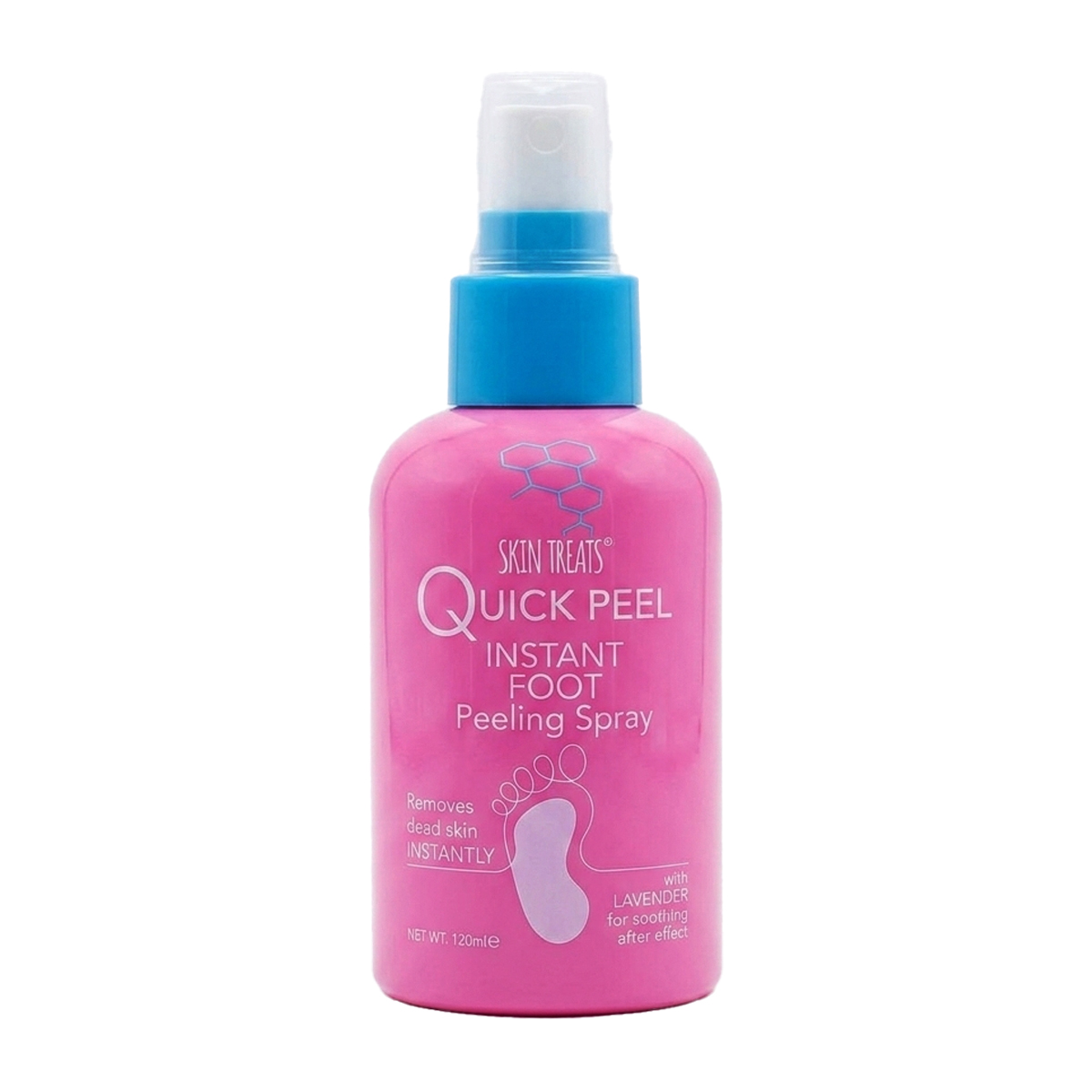 Пиллинг спрей Skin Treats Quick Peel Instant Foot Peeling Spray Lavander 120 ml Пиллинг спрей Skin Treats Quick Peel Instant Foot Peeling Spray Lavander 120 ml