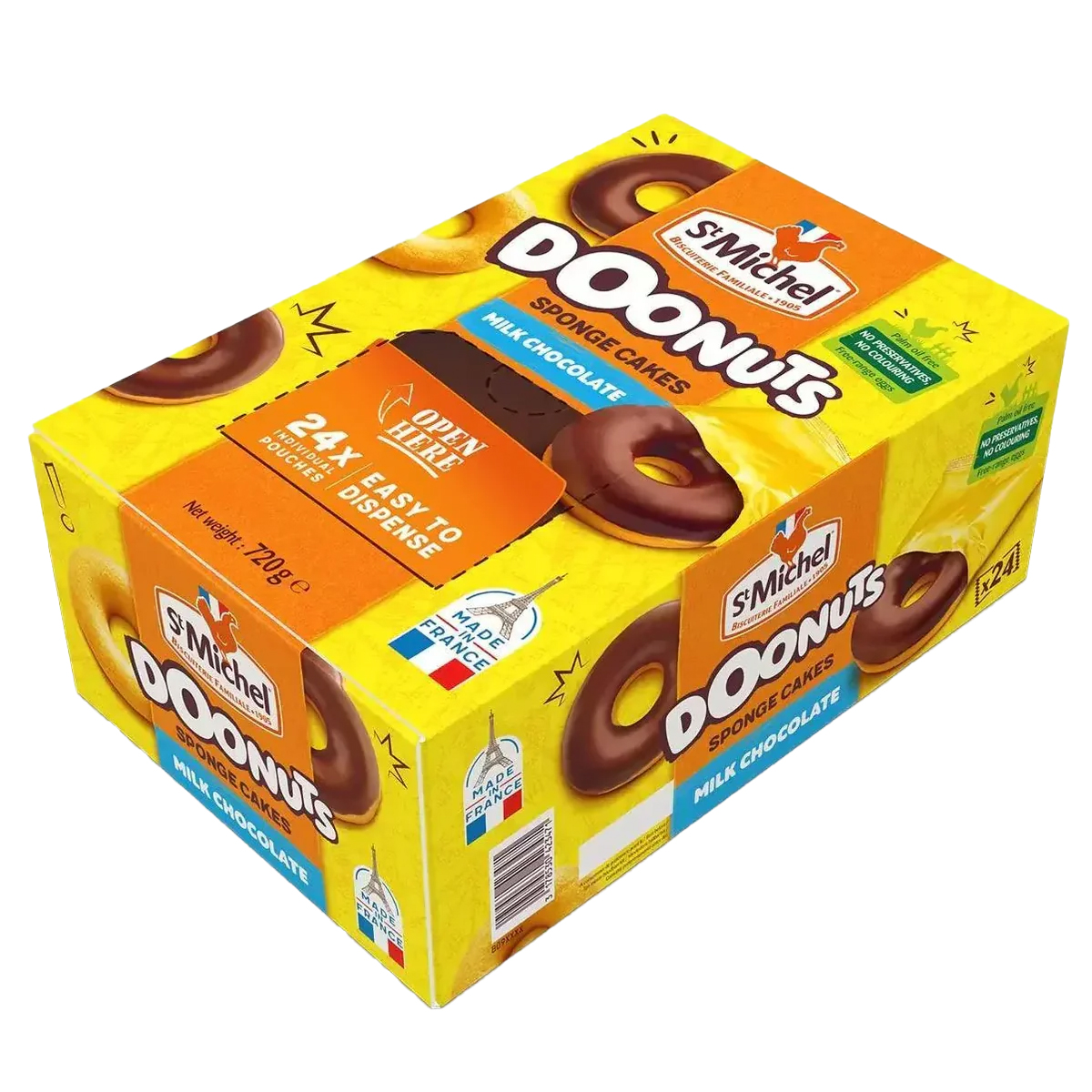 Пончики St Michel Chocolate Doonuts Milk Chocolate 720g 2 Пончики St Michel Chocolate Doonuts Milk Chocolate 720g