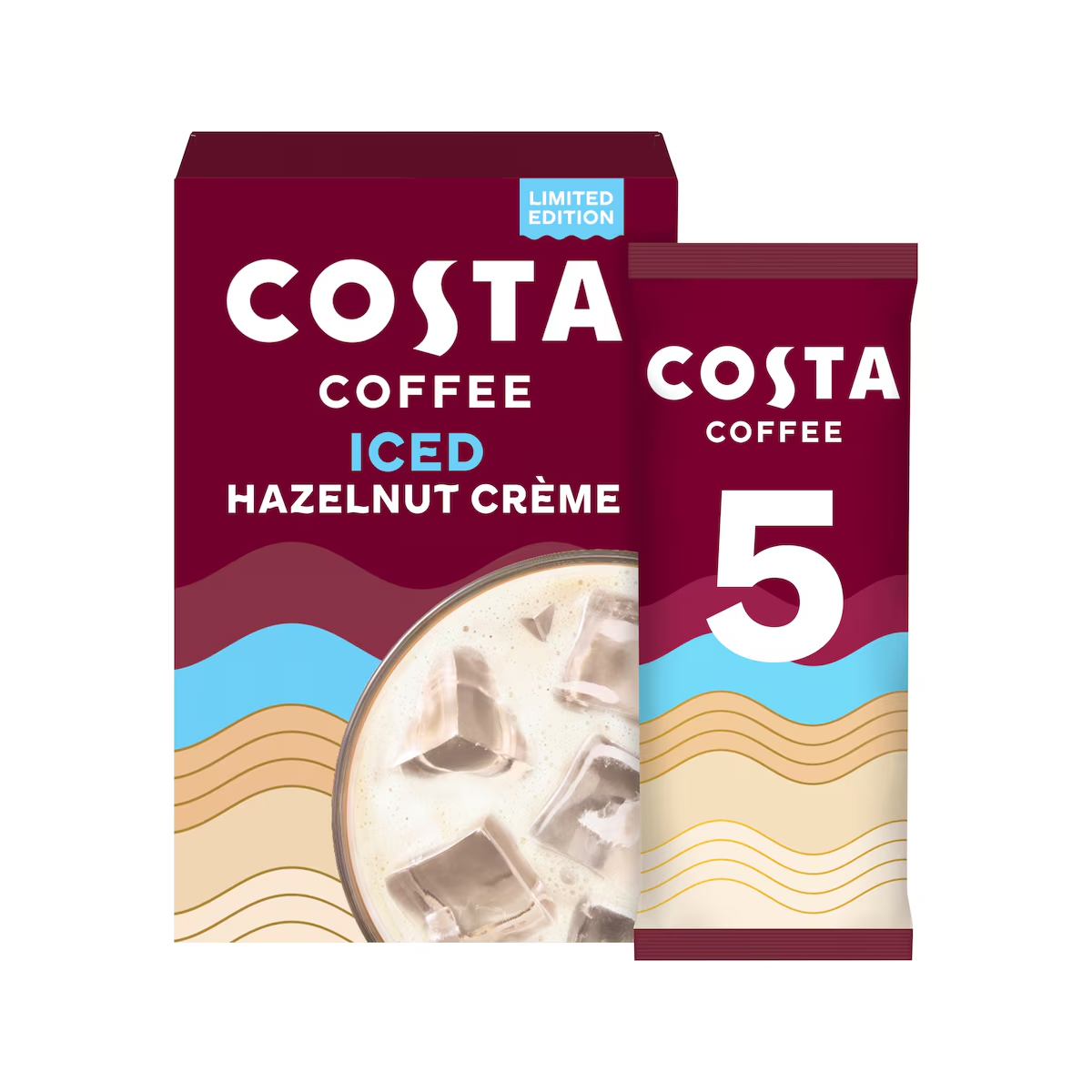 Растворимый кофе Costa Coffee Iced Hazelnut Creme Barista Creations 5 sachets 3 Растворимый кофе Costa Coffee Iced Hazelnut Creme Barista Creations 5 sachets