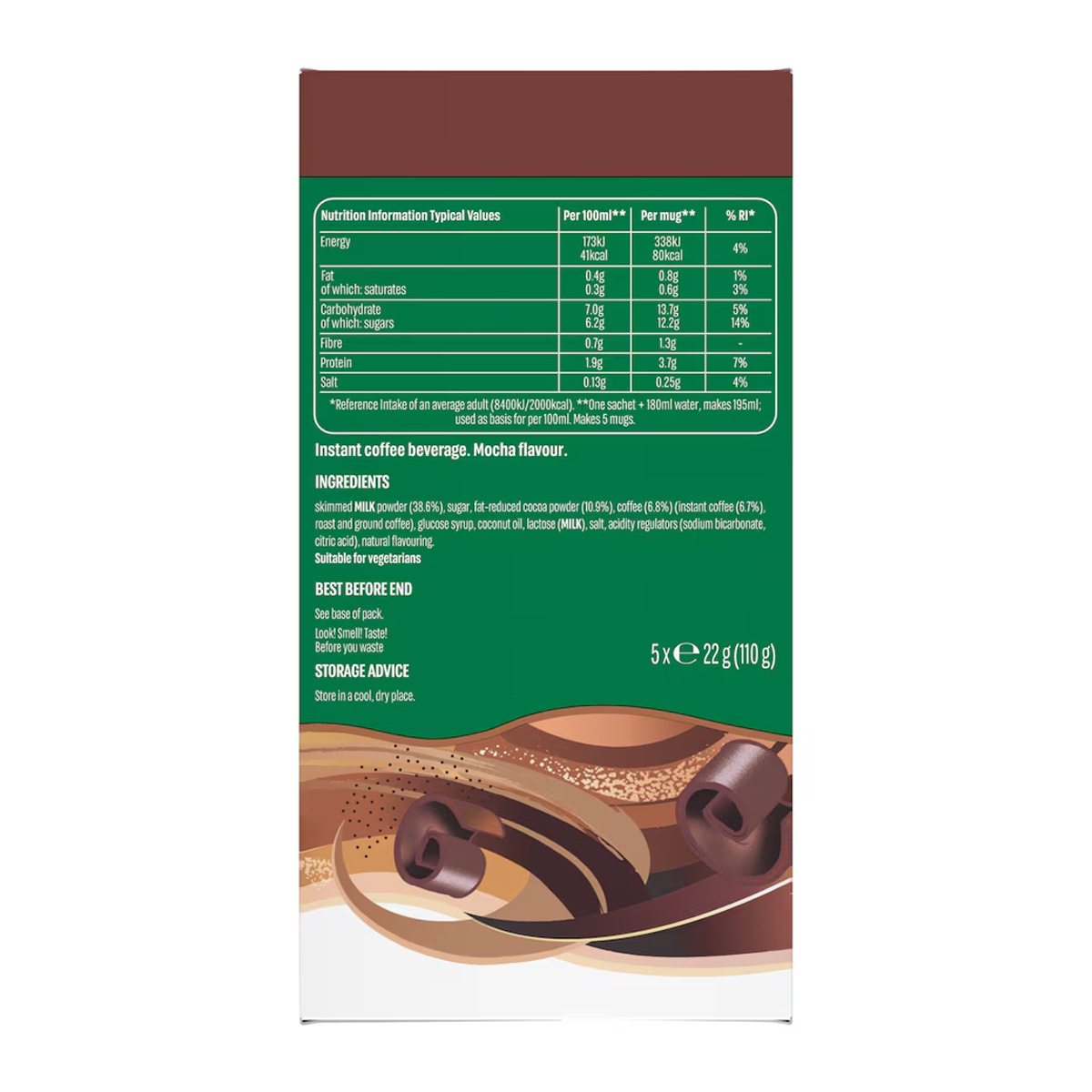 Растворимый кофе Starbucks Chocolate Mocha Rich & Chocolatey 5 sachets 2 Растворимый кофе Starbucks Chocolate Mocha Rich & Chocolatey 5 sachets