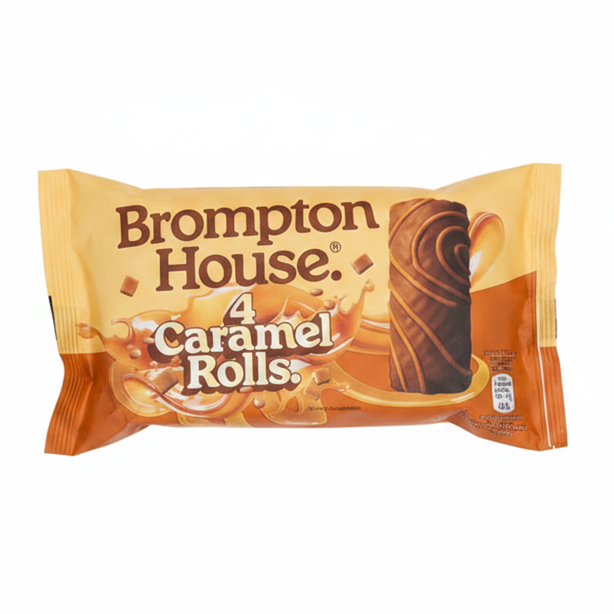 Рулеты Brompton House Caramel Rolls 4x38g Рулеты Brompton House Caramel Rolls 4x38g