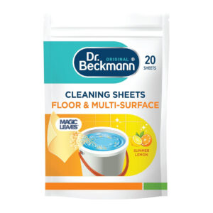 Салфетки для уборки Dr.Beckmann Magic Leaves Cleaning Sheets Floor and Multi-Surface Summer Lemon 20pk