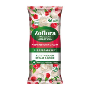 Салфетки для уборки Zoflora Antibacterial Multi-Surface Cleaning Wipes Wild Raspberry & Peony 96 Wipes