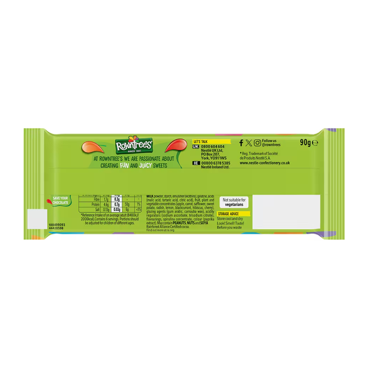 Шоколадка Rowntrees Mini Egg Choc Block 90g 2 Шоколадка Rowntrees Mini Egg Choc Block 90g
