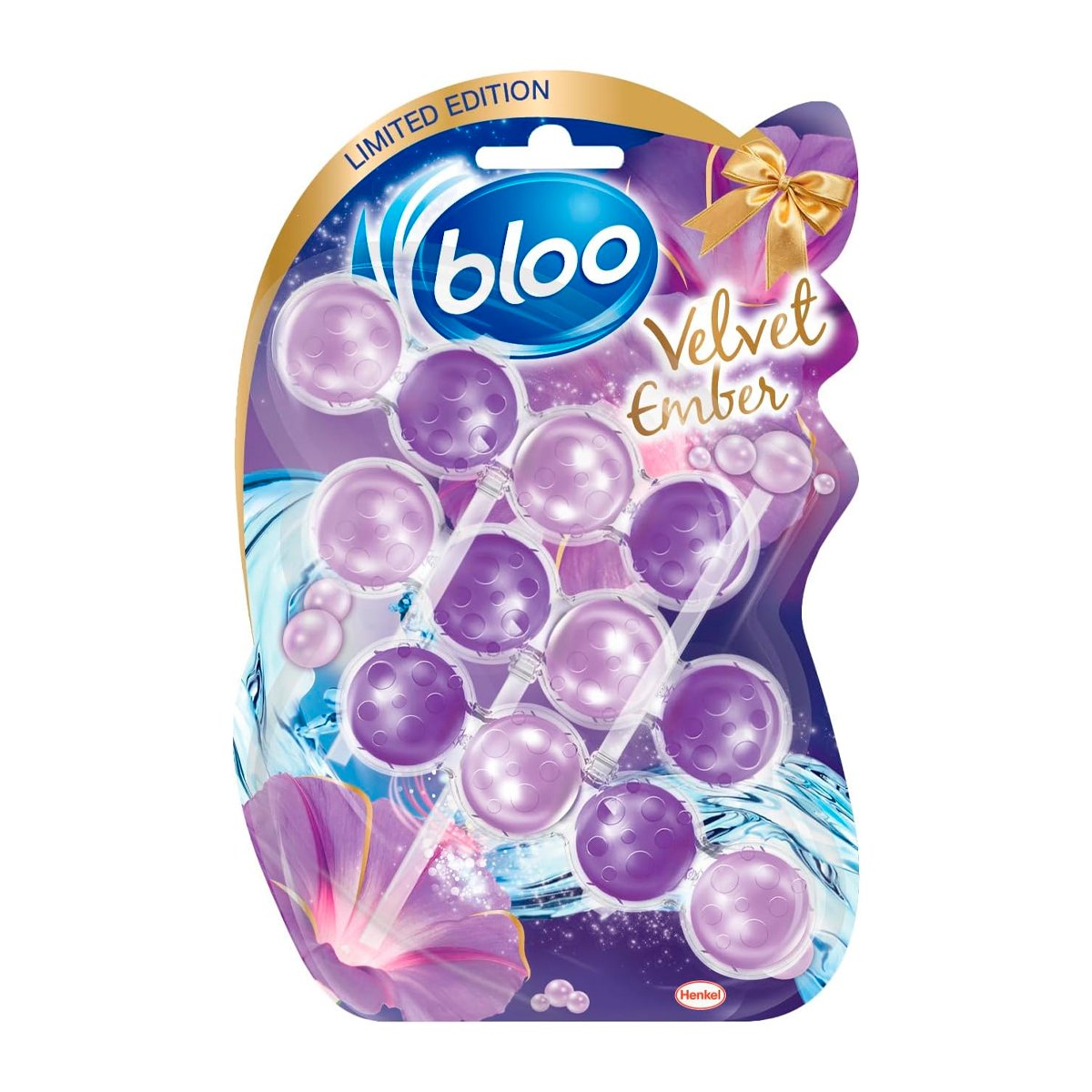 Блоки для чистки унитаза Bloo Limited Edition Toilet Rim Blocks Velvet Ember 3x50g Блоки для чистки унитаза Bloo Limited Edition Toilet Rim Blocks Velvet Ember 3x50g