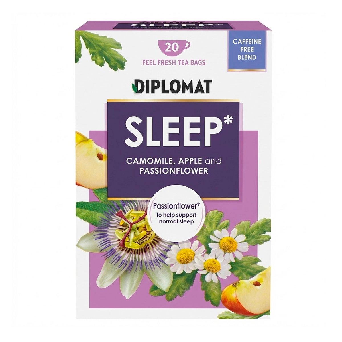 Чай Diplomat Sleep Passionflower Caffeine Free Blend 20 tea bags Чай Diplomat Sleep Passionflower Caffeine Free Blend 20 tea bags