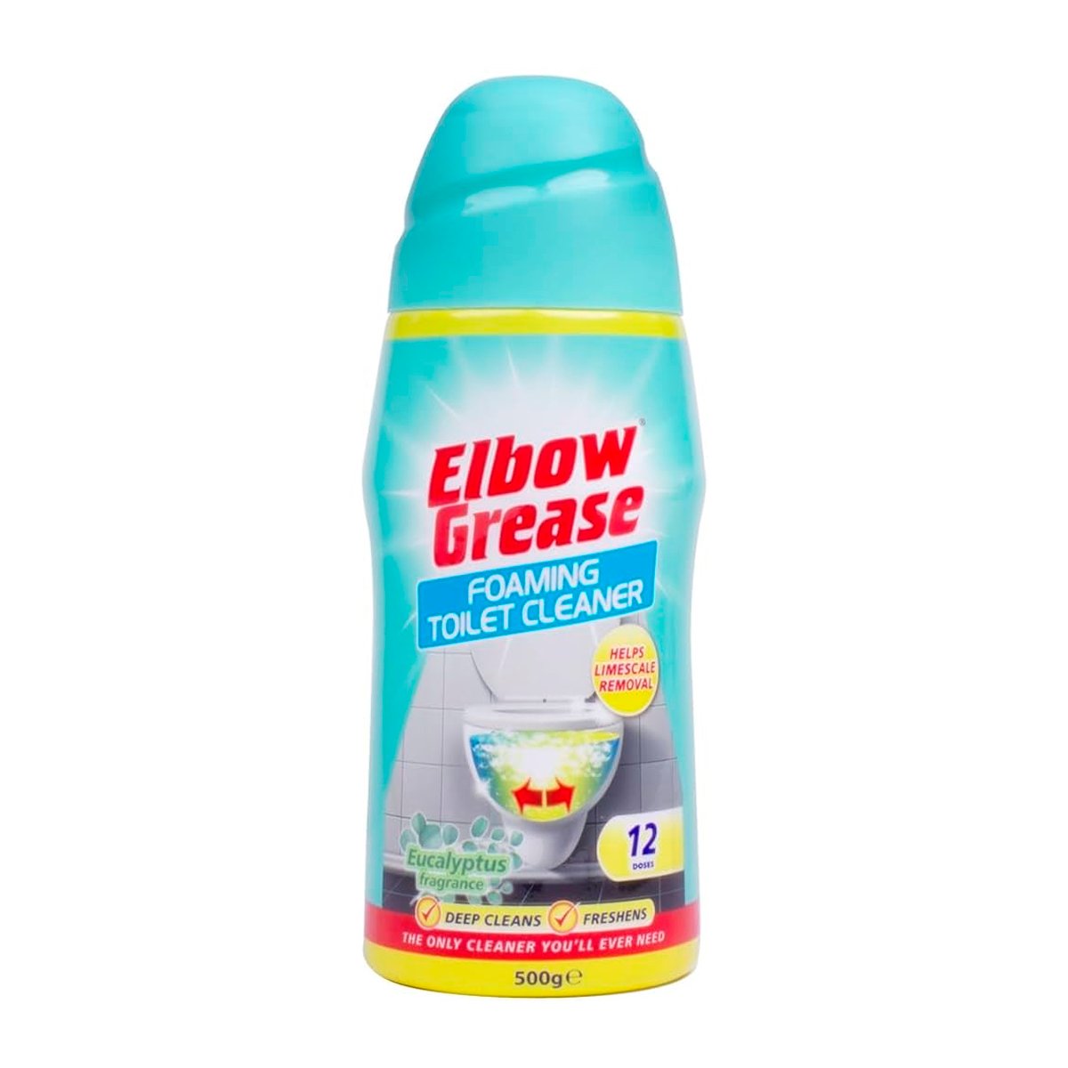 Elbow Grease Foaming Toilet Cleaner Lime & Eucalyptus 500g Elbow Grease Foaming Toilet Cleaner Lime & Eucalyptus 500g